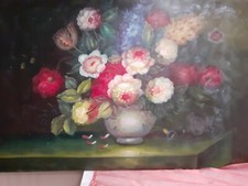 Quadro vaso fiori Dipinto a