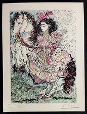 Pablo Picasso Litografia 180