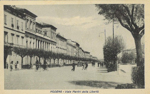 Cartolina ill modena viale - cartolina, ill.