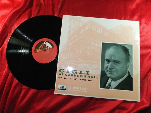 Gigli carnegie hall - gigli,