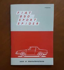 Uso e manutenzione Fiat 850