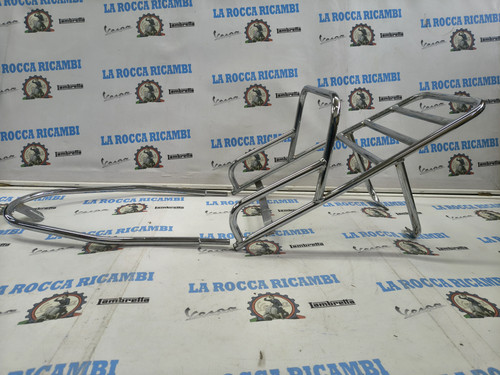 Portapacchi cromato con