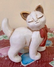 Thun gatto bianco con fiocco - thun,
