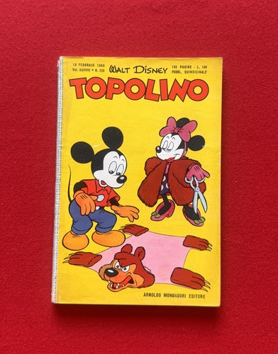 Topolino 228 prima - topolino, edizione