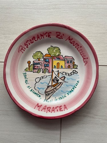 Piatto ceramica solimene - piatto,