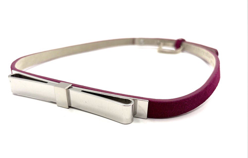 Cintura donna pelle white - pelle,