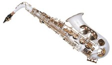 Sassofono Sax Alto Karl Glaser Bianco con Custodia e Accessori NUOVO