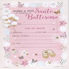 20 BIGLIETTI INVITO PER