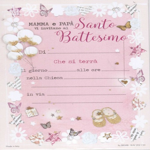 Biglietti invito per - 20,