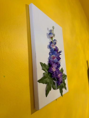 Quadro materico fiori - materico, 3d