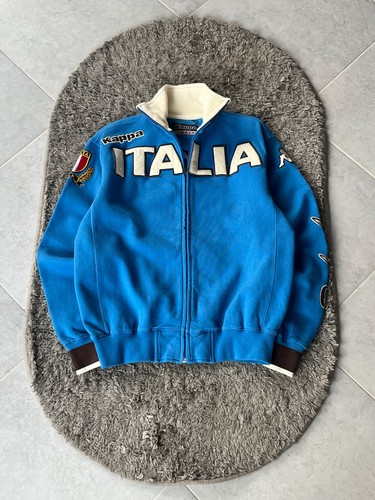 Felpa vintage zip stile kappa - vintage,