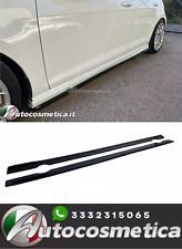 VW GOLF 7.5 2017+ GTI MINIGONNE INSERTI PORTE LATERALI NERO LUCIDO SPORT TUNING