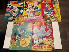 Le Journal de Mickey - Issues 1771, 1774, 1775, 1776 & 1779.  Jun/Jul 1986.