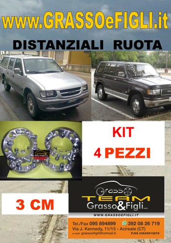 Kit distanziali ruota - kit,