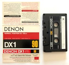 Mc Denon Dx1 90 Musicassetta Vintage Compact Cassette Audio Tape Usata Used D