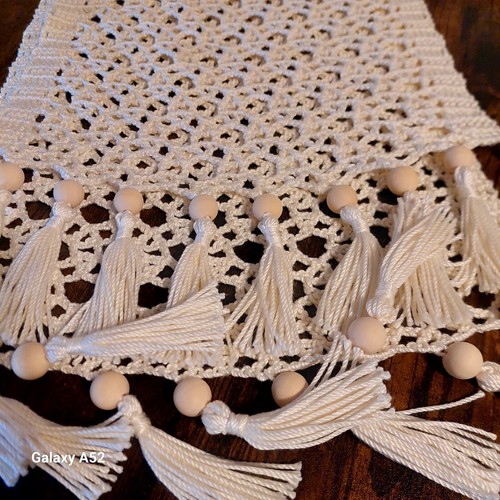 Runner pizzo uncinetto moderno - runner,