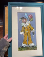 Vintage 1985 hand painted