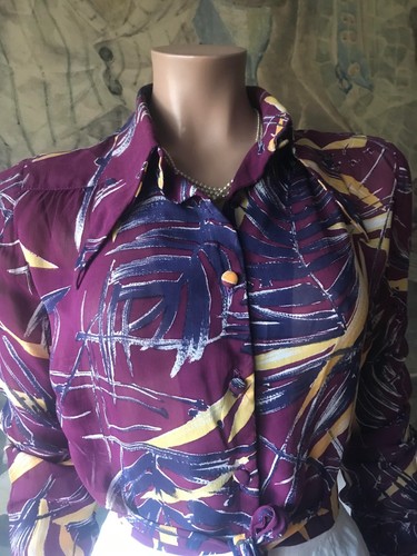 Camicia viscosa anni 70 - ,