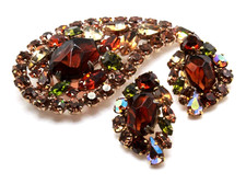 Set di spille con strass in