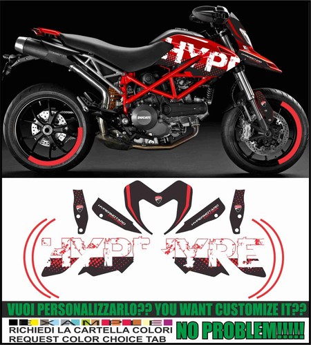 Adesivi hypermotard 796 1100 - adesivi,