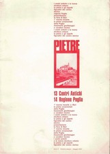 Pietre. 13 Centri antichi. 14