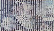 J. KOLÁR (1914-2002), Rollage Dürer/Mondrian,  1970, Collage Moderne Künstler