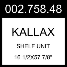 Ikea kallax shelf - shelf, white
