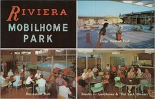 Cartolina California Riviera Mobilhome Park Anaheim CA