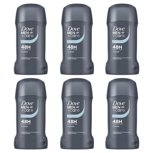 6pz dove men clean deodorante - men+clean,