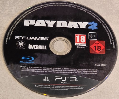 Payday playstation ps3 - 2,
