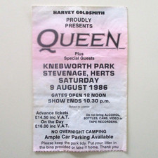 Queen Knebworth Park 1986