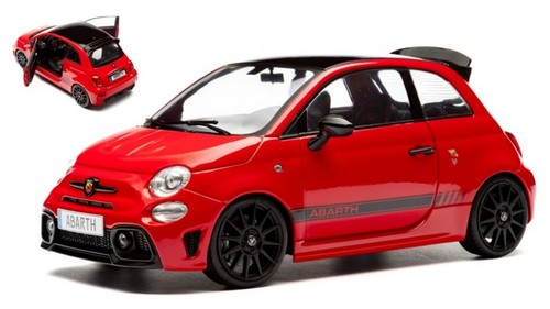 Fiat 595 abarth 2023 red - 595, 1:18
