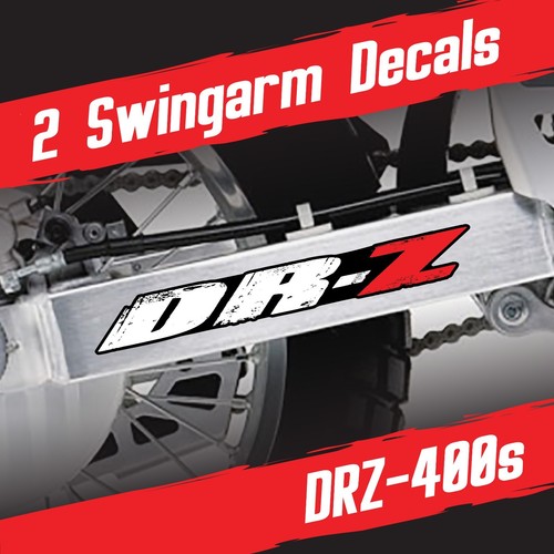 Drz400 swingarm decals - drz400,