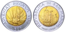 1993 SAN MARINO 500 LIRE