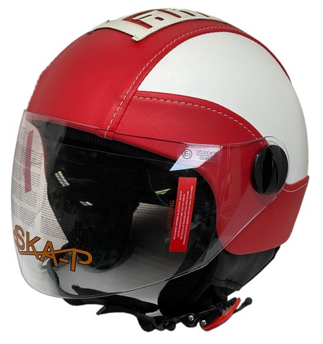 Casco rivestito similpelle - casco,