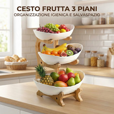 Portafrutta 3 Ripiani Alzatina