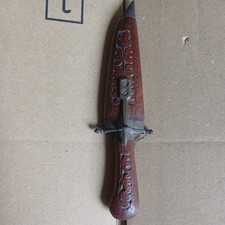 Kukri india vintage legno - vintage,