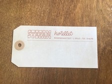 Etichetta per valigia vintage