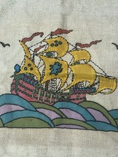 Tappeto arazzo nave ago - , art