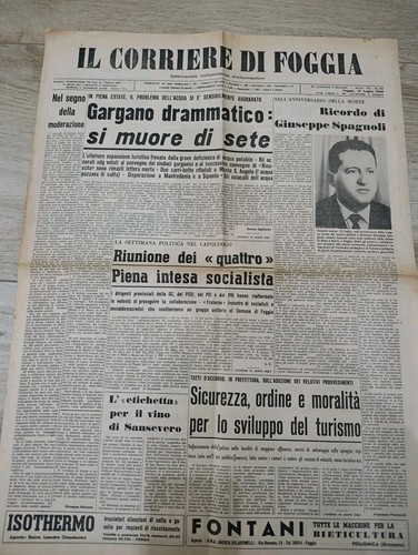 Corriere foggia 1966 - di,