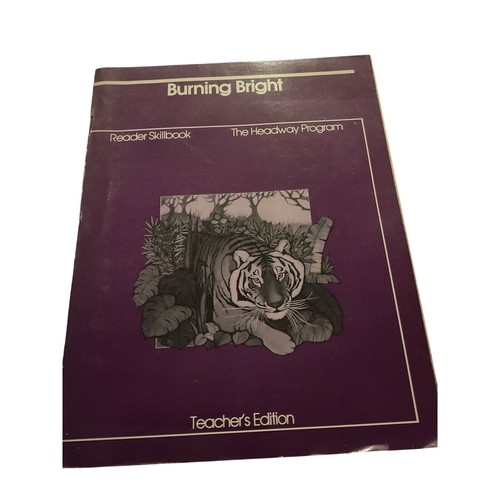 Burning bright teacher - burning,