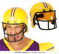 CASCO FOOTBALL AMERICANO GIALLO