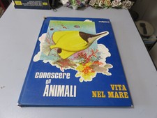 Libro Bambini "Conoscere gli animali. Vita nel mare  - Malipiero 1974