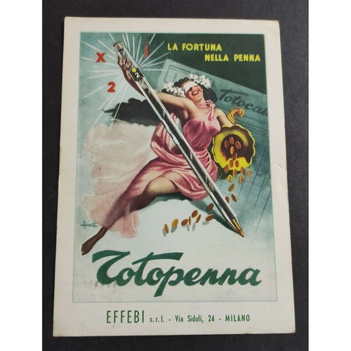 Cartolina totopenna fortuna - cartolina,