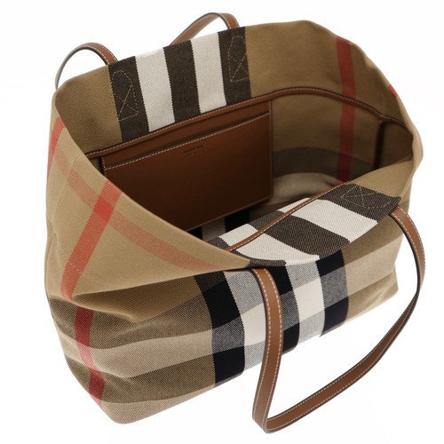 Burberry london tote check - tote,