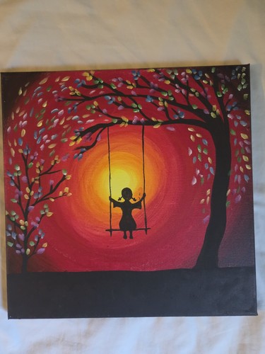 Quadro artistico acrilico
