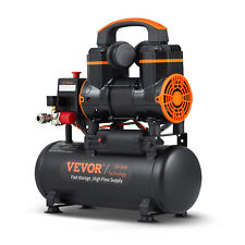 VEVOR Compressore Aria Portatile a Secco 900W Serbatoio 8L 70dB Velocità 2800RPM