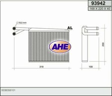 Radiatore stufa MERCEDES