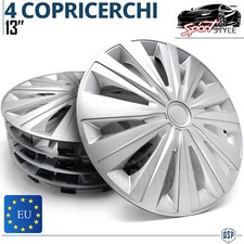 4 Copricerchi Auto 13 Pollici