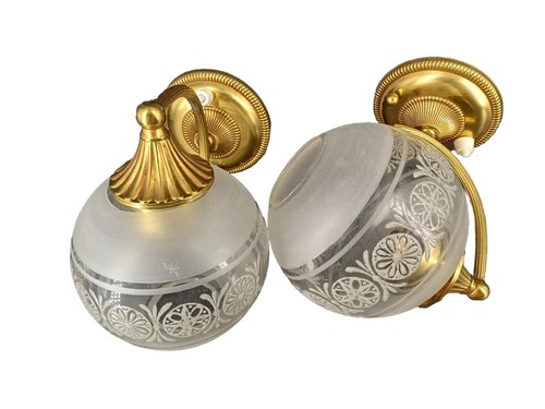 Paire appliques vintage en - paire,